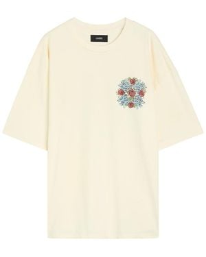Amiri Out For Trouble Printed Cotton T-Shirt - Natural