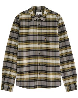 YMC Curtis Checked Cotton Shirt - Green
