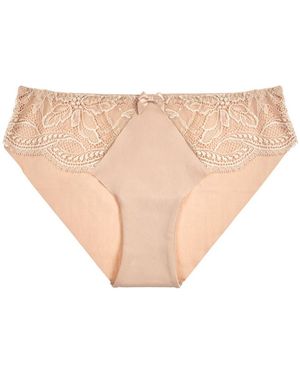 Simone Perele Eden Cotton-Blend Briefs - White