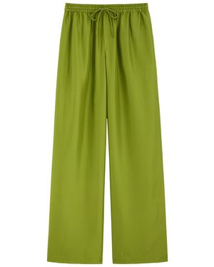 Rohe Silk Trousers - Green