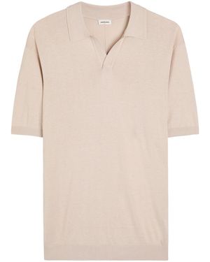 L'Estrange Silk-Blend Polo Shirt - Natural