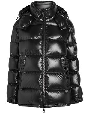 Moncler Maire Quilted Hooded Shell Jacket - Black
