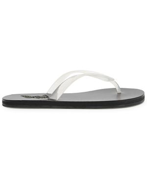 Ancient Greek Sandals Saionara Jelly Rubber Flip Flops - White