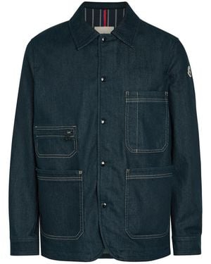 Moncler Haderu Denim Overshirt - Blue