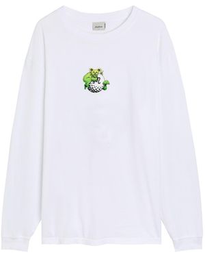 Malbon Grateful Dead Printed Cotton T-Shirt - White