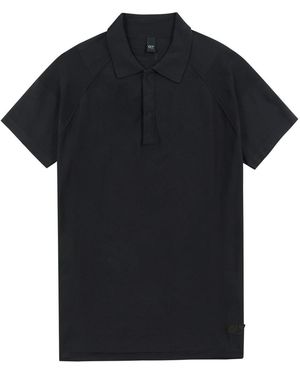 Alpha Tauri Fenzi Knitted Polo Shirt - Black