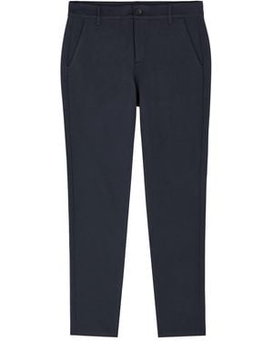 PAIGE Stafford Slim-leg Jersey Trousers - Blue