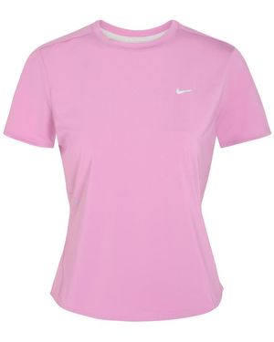 Nike Swift Dri-Fit Stretch-Jersey Running Top - Pink