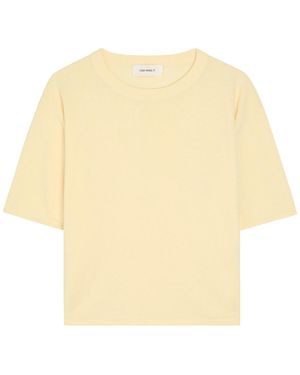 Lisa Yang Rubie Cotton And Cashmere-Blend T-Shirt - Natural
