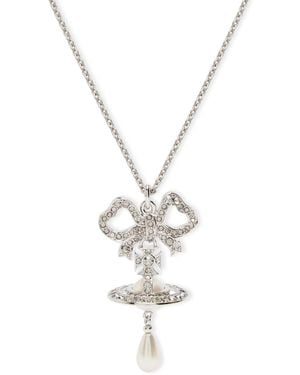 Vivienne Westwood Rigoberta Embellished Necklace - White