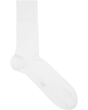 FALKE Tiago Stretch-Cotton Socks - White