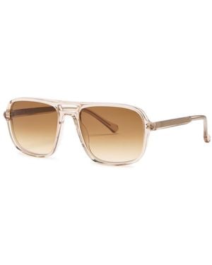 Finlay & Co. Ledbury Aviator-Style Sunglasses - White