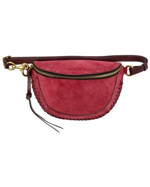 Isabel Marant Skano Suede Cross-Body Bag - Pink
