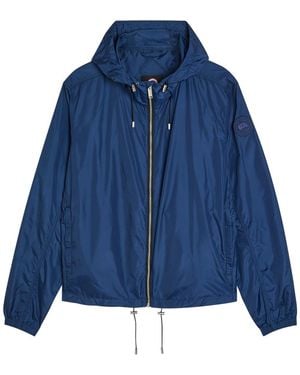 Canada Goose Drift Hooded Logo-Appliquéd Shell Jacket - Blue