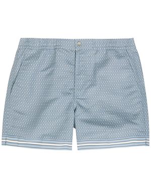 CHE Lucena Printed Shell Swim Shorts - Blue