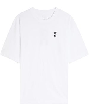 On Shoes Club Logo Cott T-Shirt - White