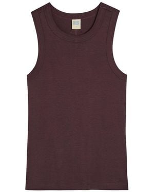 Flore Flore Hannah Cotton Tank - Purple
