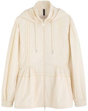 Moncler Vabre Pintuck Shell Jacket - Natural