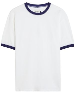 Drake's Cotton T-Shirt - White