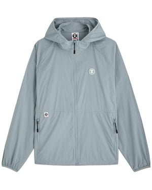 Aape Hooded Shell Jacket - Blue
