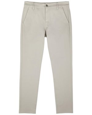 PAIGE Stafford Slim-leg Stretch-jersey Trousers - Grey