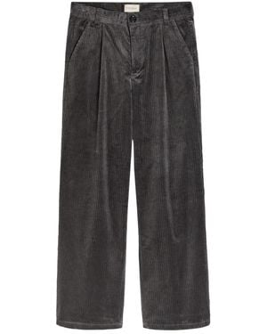 Oliver Spencer Orsman Corduroy Wide-Leg Trousers - Grey