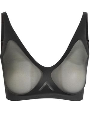 Spanx Sheersense Sculpting Mesh Bra - Gray