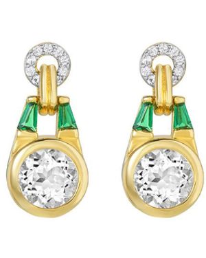 V By Laura Vann Laura Vann 18Kt Vermeil Drop Earrings - Metallic