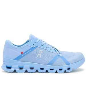On Shoes Cloud X 4 Ad Jacquard Mesh-Knit Sneakers - Blue