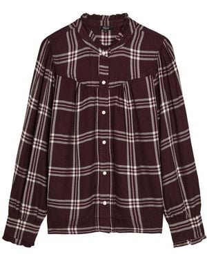 Rails Alanna Plaid Flannel Shirt - Purple