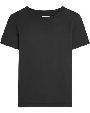 KHAITE Samson Cotton T-Shirt - Black