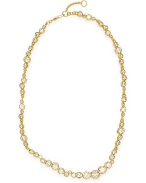Alexis Asterales Crystal-Embellished 14Kt-Plated Necklace - White