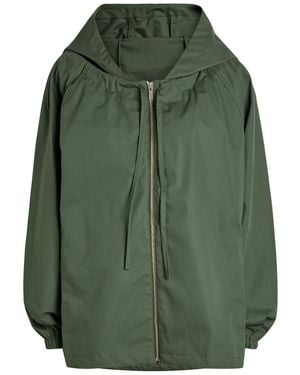 ARMARIUM Eugenia Hooded Cotton-Poplin Jacket - Green