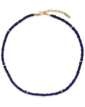 Eliou Leo Beaded 18Kt-Plated Necklace - White