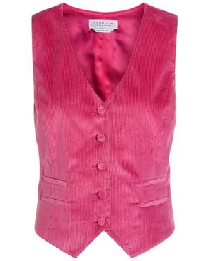 Gabriela Hearst Coleridge Corduroy Waistcoat - Pink