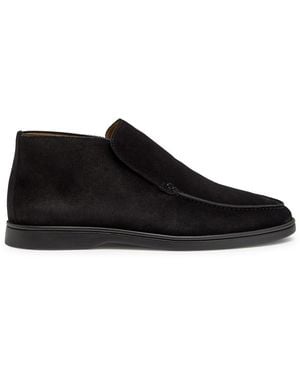 Aurélien City Suede Loafers - Black
