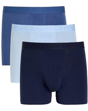 Polo Ralph Lauren Stretch-Cotton Trunks - Blue