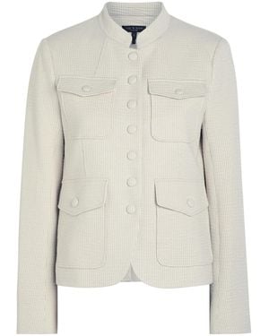 Rag & Bone Mercer Seersucker Blazer - Natural