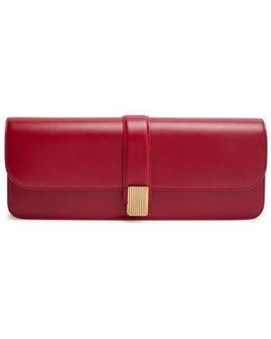 KHAITE Blake Leather Clutch - Red