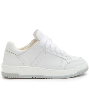 NUMERIS Arena Milk Leather Sneakers - White