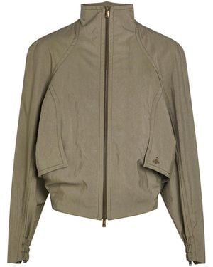 Vivienne Westwood Harrington Woven Jacket - Green
