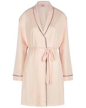 Eberjey Gisele Jersey Robe - Pink