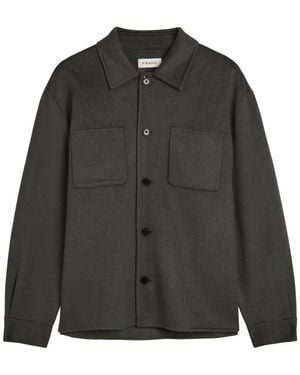 FRAME Trucker Wool Overshirt - Black