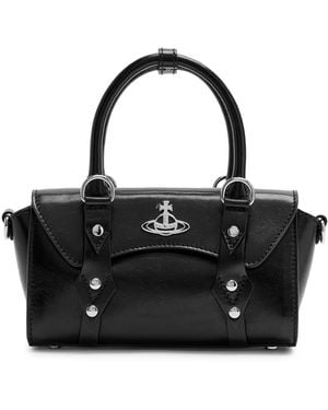 Vivienne Westwood Bettina Mini Leather Cross-Body Bag - Black