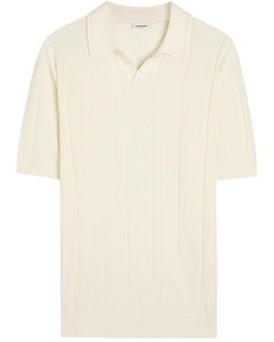 L'Estrange Signature Cotton Polo Shirt - Natural