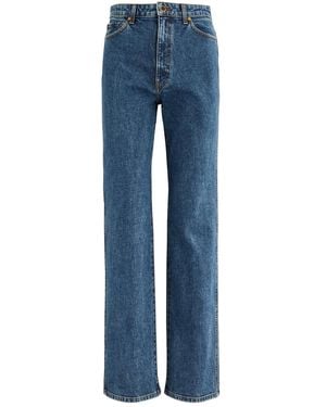 Khaite Danielle Straight-Leg Jeans - Blue