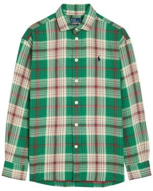 Polo Ralph Lauren Plaid Cotton Shirt - Green