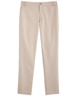 PAIGE Stafford Jersey-Twill Trousers - Natural