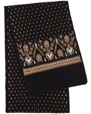 KHAITE Lucerne Cashmere Scarf - Black