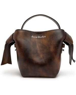 Acne Studios Musubi Mini Leather Shoulder Bag - Brown